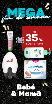 Mega Fim de Semana do Bebé - com desconto de até 35% sobre preço de Venda ao Público Recomendado